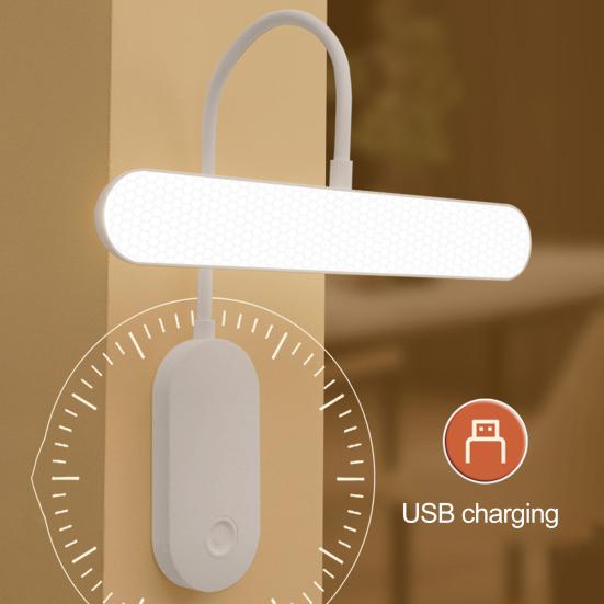 1 комплект светодиодных ламп для чтения с регулируемой цветовой температурой, диммируемым пультом дистанционного управления, без мерцания, гибкий шланг, светодиодная настольная лампа без синего света