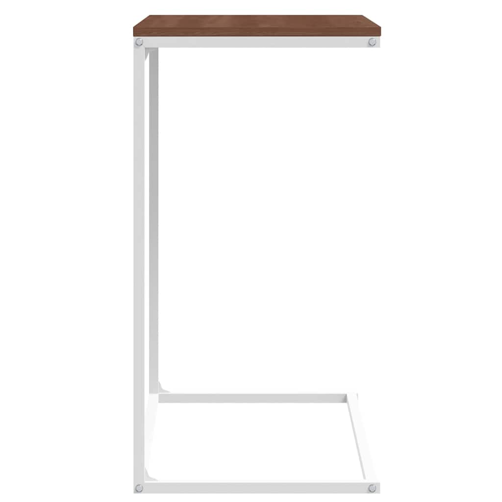 Vidaxl Stolik Boczny, Biały, 55X35X66 Cm, Materiał Drewnopochodny