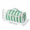 Striped Travel Storage Case Large Capacity Makeup Organizer Bag Travel Toiletry Bag  Home Storage