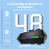 Bluetooth 5.3 гарнитура для шлема мотоцикла стерео гарнитура Hands Free вызов водонепроницаемый музыкальный плеер наушники 1000 мАч голосовое управление наушники