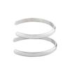 Pair of Surgical Stainless Set of 4SBG041SV 4SBG042SV [White Clover] Bangles, Steel, Simple, 2, &