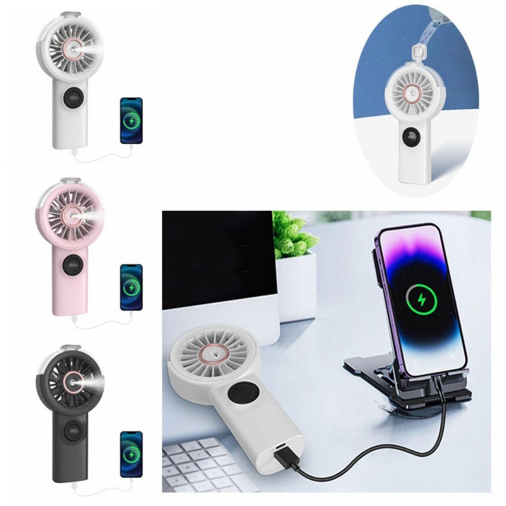 Portable Cooling Spray Fan Water Cooling Mini Cooling Fans Handheld Misting Fan Outdoor