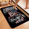 Harley Davidson Skull Fire Carpet Doormat Living Room And Bedroom Mats Art Doormat Office Chair Cushion