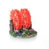 Aquarium Windmill Wheel Ornament: Oxygen Pump Resin Decoration for Fish & Shrimp Tanks