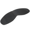 Leather Shoes Outsoles Rubber Anti Slip Forefoot Sole Flat Shoes Repair Half Sole Pad (Black)