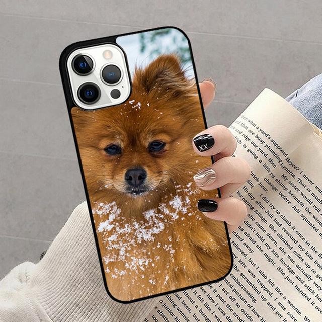 Pomeranian Dog Phone Case for iPhone 17 Air 16 16e 15 Plus for Apple 13 11 12 14 Pro Max Cover coque fundas Shell