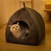 Закрытый кошачий домик для кошек, теплый и глубокий сон для собак, товары для домашних животных