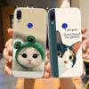 Мягкий чехол для Xiaomi Redmi Note 7 Чехол Цветы Мягкий ТПУ Силиконовый Чехлы для Телефона на Redmi Note7 Pro Защитная Задняя Крышка Fundas