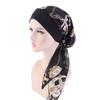 Imitation Silk Turban Hat Elastic Hair Band Braid Hat Pirate Hat