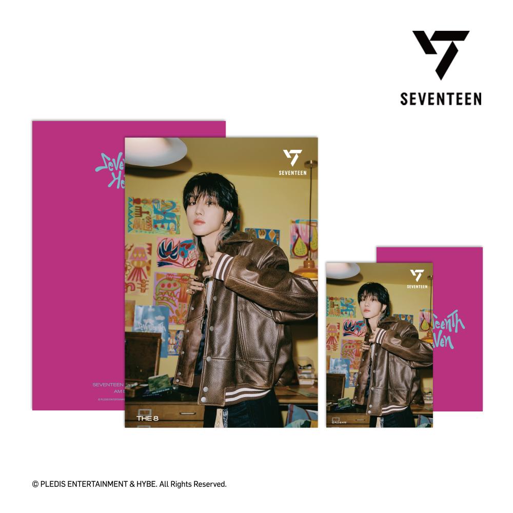 Seventeen 3D фотолентикулярная почтовая открытка + 1 фотокарточка SEVENTEENTH HEAVEN AM 5 26 Ver