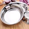 High Quality 304 Stainless Steel Soup Fruits Dessert Plate Ableware Durable Dish Bowls Kitchen Accessories Bandeja Fish Dish