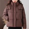 Fashion Woman Parkas Winter Short Coat Hooded Thick Warm Elegant Women's Jackets
