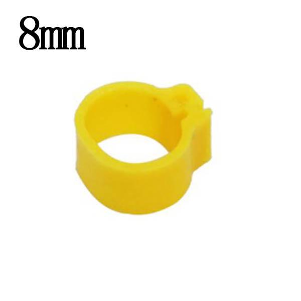 Идентификационнные многоцветные кольца на лапки птиц 10/100штук