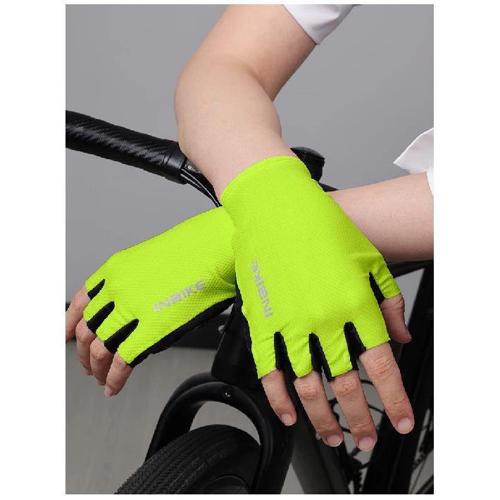 INBIKE New Men's Summer Cycling Gloves Half Finger MTB Gloves Mountain Bike Breathable Gym Sports Gloves Cycling Accessories