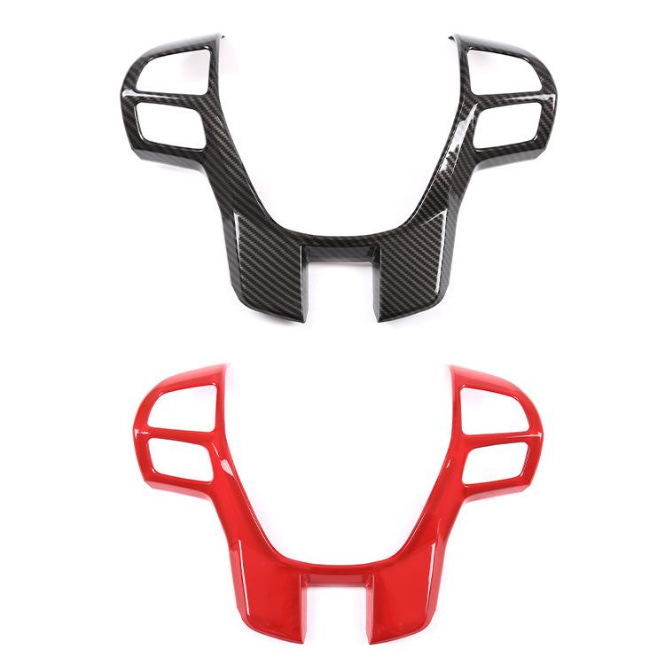 ABS автомобильный Стайлинг, чехол на руль, наклейка на рамку, подходит для Ford Ranger 2015-2022, авто интерьер