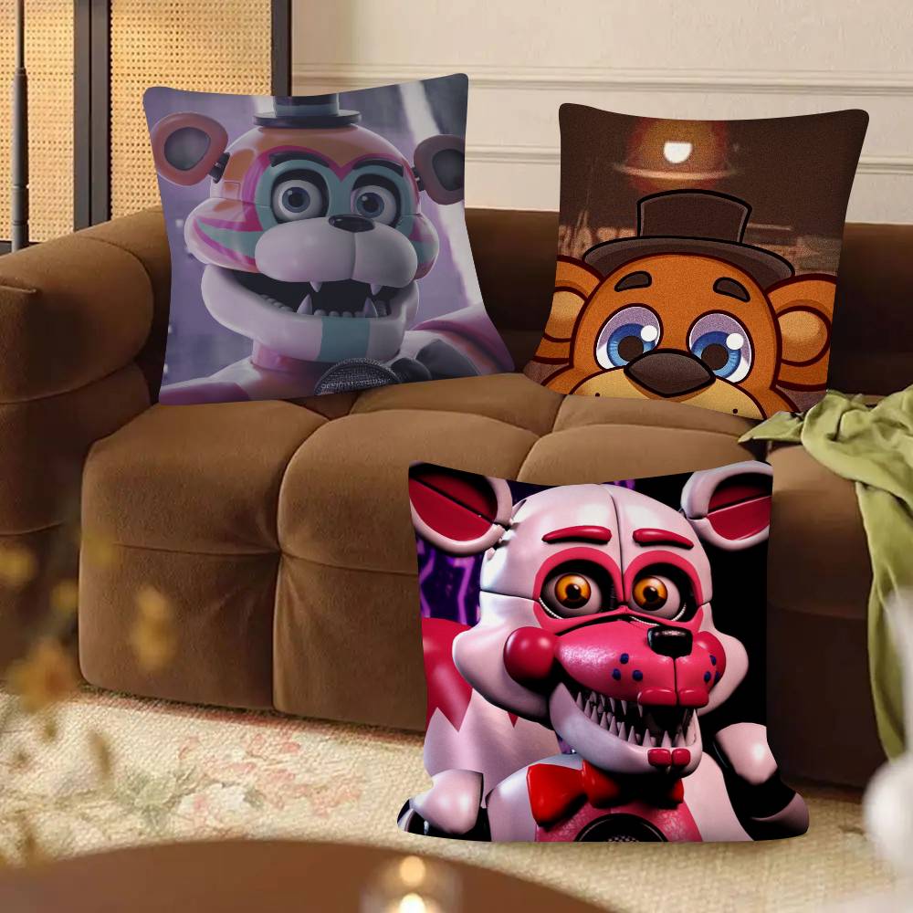 1 шт. F-Fnaf Пять Ночей с Фредди Наволочка Модная Квадратная Наволочка Спальня Диван Комната Ins Декор Отдых
