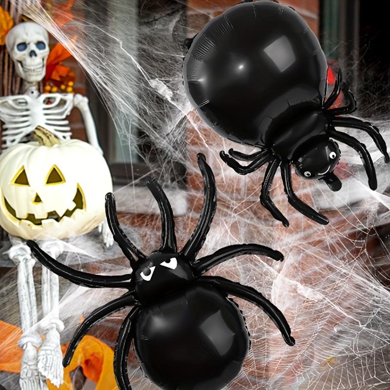 1/5/10/20PC Halloween Large Spider Balloon Black Foil Balloons Party Trick Joke Decor Haunted Hous Horror Props Wall Decoration