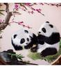 Китайский сувенир: Фигурка панды вышивка Сучжоу Подарок