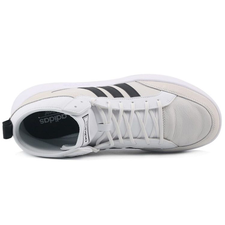 Adidas Court80s Mid Synthetic Leather Retro Casual Supportive Mid-Top Skate Shoes Unisex Sneakers White FY2732