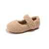 Baby Cotton Shoes Kids Ankle Warped Thick Warm Plush Fur Shoes Girls Moccasin Shoes Anti-Slippery Autumn Winter 2024 New