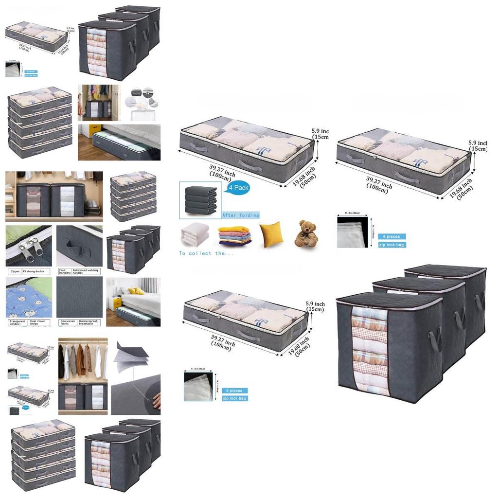Durable Non-woven Fabric Bedside Storage Box For Clothing And Other Miscellaneous Items