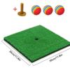 PGM Golf Hitting Mat Artificial Turf Golf Hitting Training Aids Golf Tees Golf For Practice