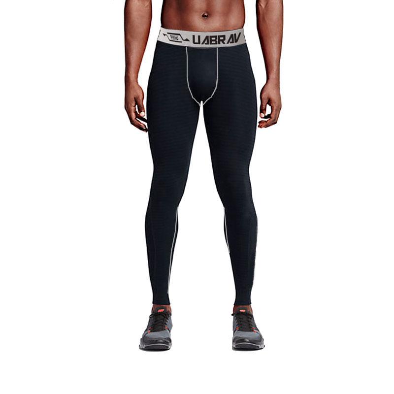 Мужские профессиональные баскетбольные быстросохнущие компрессионные леггинсы с бархатной подкладкой — идеально подходят для бега и фитнеса осенью и зимой