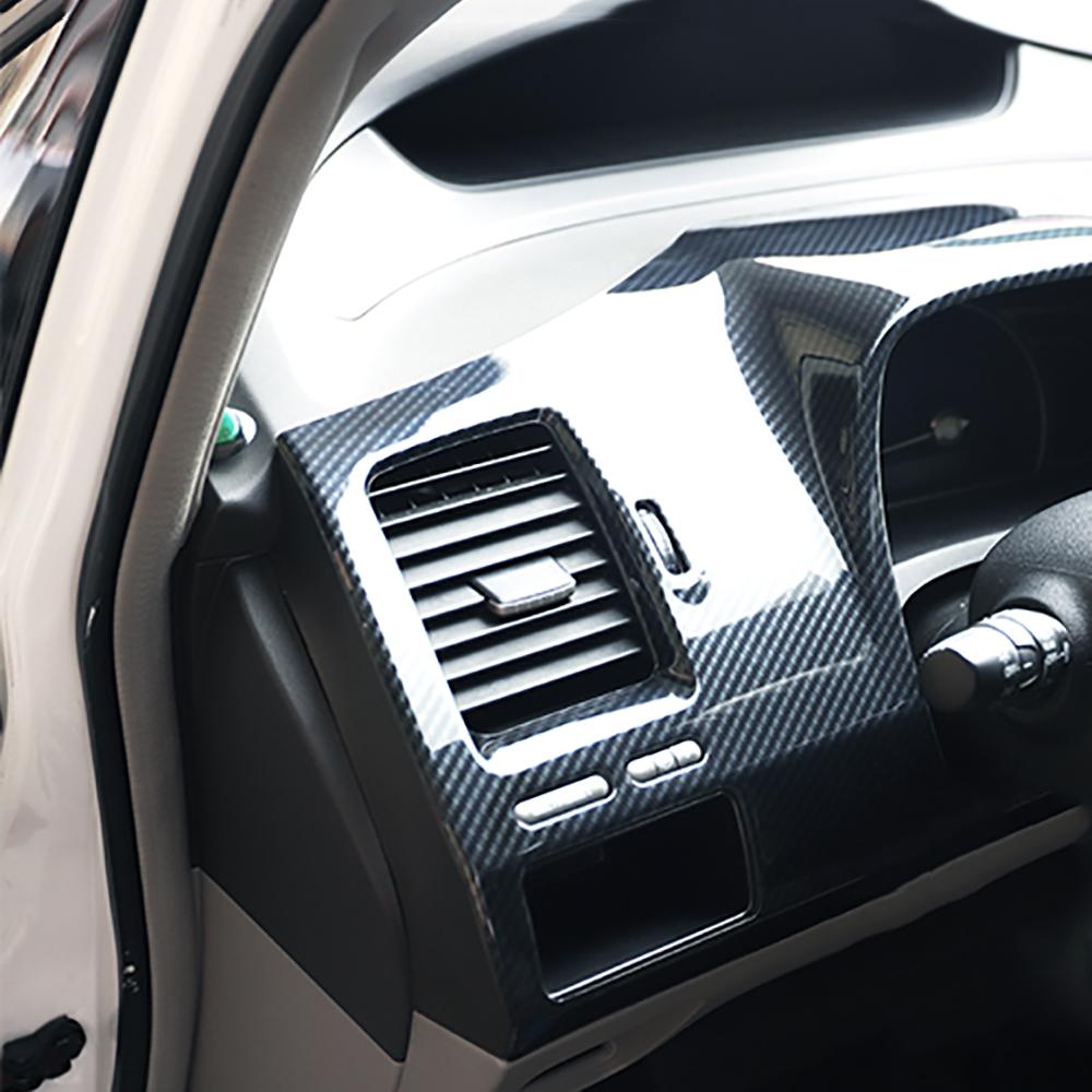 Декоративная накладка на приборную панель из углеродного волокна для Honda Civic 2006-2011