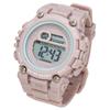 Цифровые часы 3 ATM водонепроницаемые многофункциональные уретановый ремешок розовый [Fieldwork] женские YM091P-2