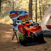 1pc Blaze and the Monster Machines4 Theme Blanket - Digital Print, Polyester, Cozy for All Seasons, Perfect for Outdoor, and Travel