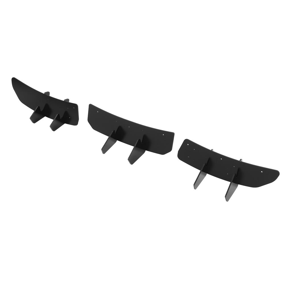 Rear Bumper Lip Diffuser Spoiler Glossy Black Sporty Look Lip Splitter Protector Replacement for Tesla Model 3 2023 and