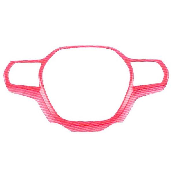 Steering Wheel Border Panel Cover Trim For Honda Accord 23-24 Red Carbon Fiber