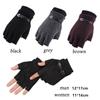 Soft Keep Warming Cycling Mittens Half Finger Winter Gloves Warm Gloves