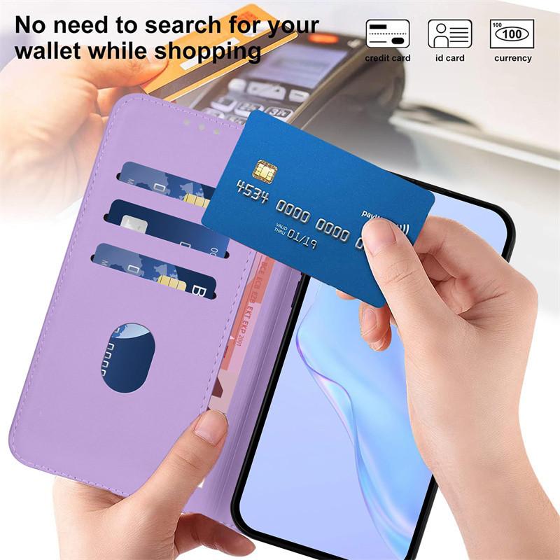 Чехол-книжка для Nothing CMF Phone 1 2A Кожаный кошелек Держатель для карт Чехол-обложка