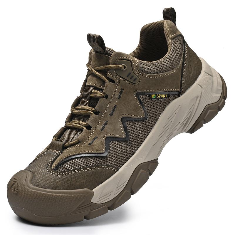 Men's autumn fashion shoes soft-soled non-slip men's sports shoes outdoor hiking hiking shoes do not stink feet