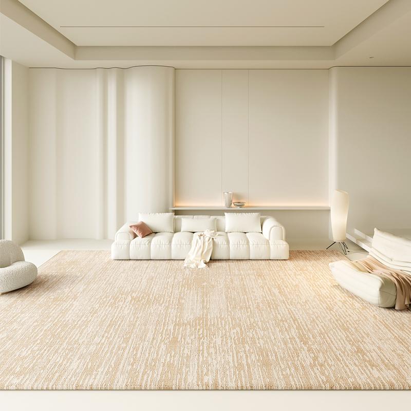 Large Area Living Room Decoration Plush Carpet Fluffy Soft Lounge Floor Mat Cream Style Rugs for Bedroom Home Thick Washable Rug