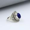 Lapis Lazuli Gemstone Ring, Designer Ring, Statement Ring, Bohemian Ring, Gift For Her, Fashion Jewelry, 925 Sterling Silver