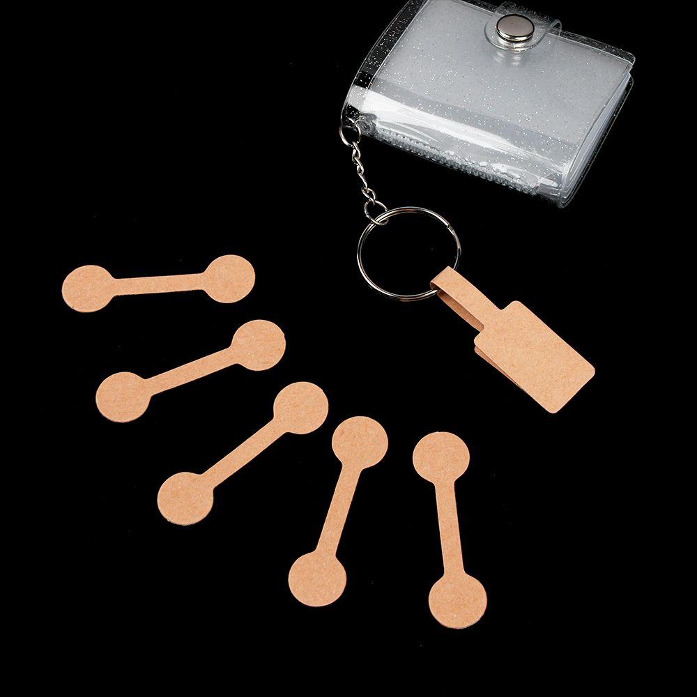 Paper Blank Card Self-adhesive Stickers Bracelet Hangtags Necklace Ring Tags Jewelry Price Labels