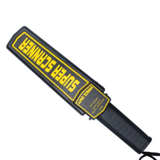 Handheld Precision Metal Detector Sound Vibration Alerts Body Security Scanner