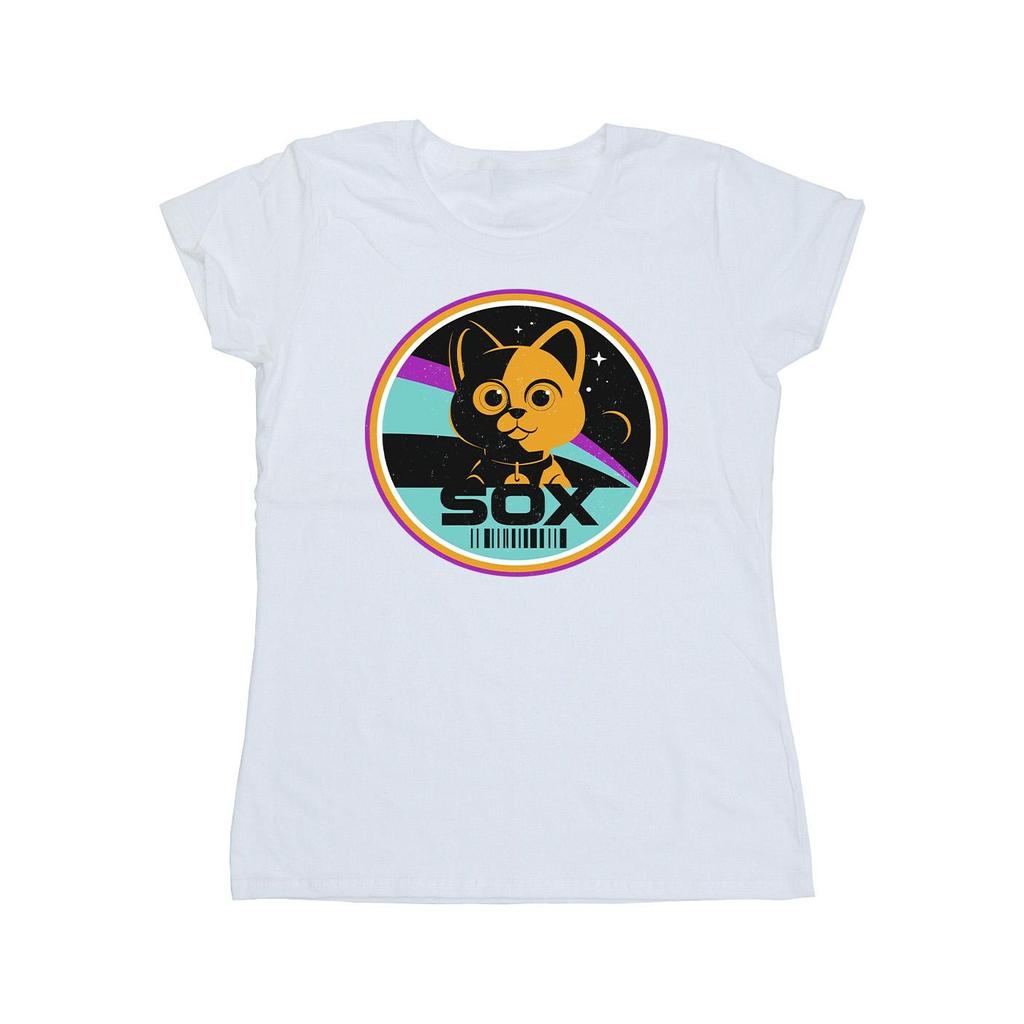 Disney Womens/Ladies Lightyear Sox Circle Cotton T-Shirt