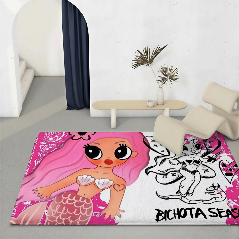 Pop Singer K-Karol GS Floor Mat Eco-Friendly Flannel Doormat Non-Slip Odorless Soft Short Plush Indoor Floor Rug
