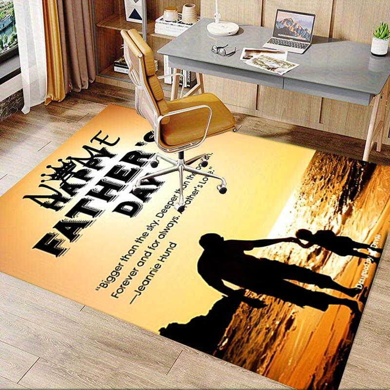 Father, Love, Ocean Office Carpet Soft Polyester Entrance Carpet Washable Non slip Machine Washable