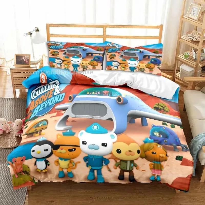 Comforter The Octonauts Cartoon All Season Twin Bedding Set 3 Piece Comforter Set Bed Double King Comforter