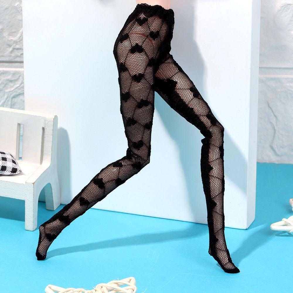 Носки, красочные колготки, игрушки, штаны, любовь, сердце, узор, куклы, аксессуары, шелковые чулки для кукол