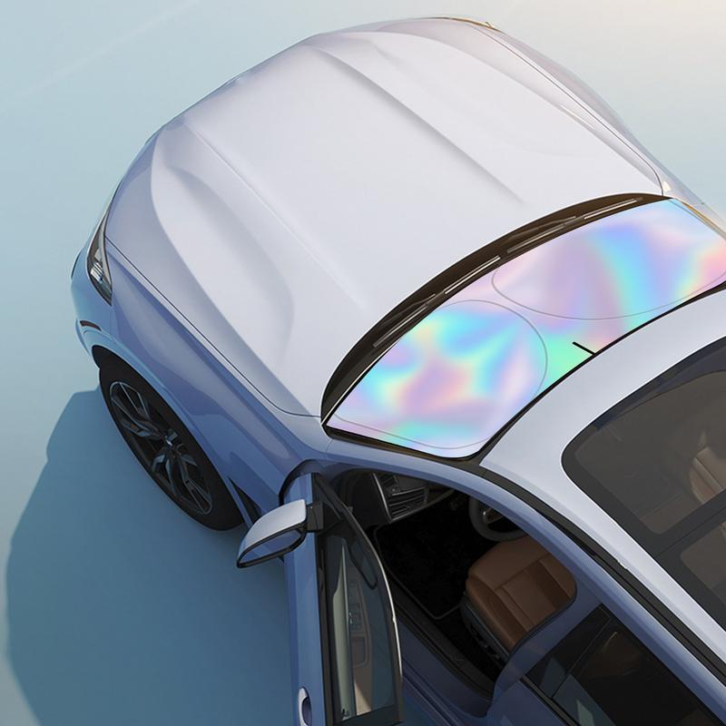 Truck Sun Shade Auto Sun Shades For Front Windshield Front Windshield Sun Shades RV Windshield Cover For Blocks Heat And Sun