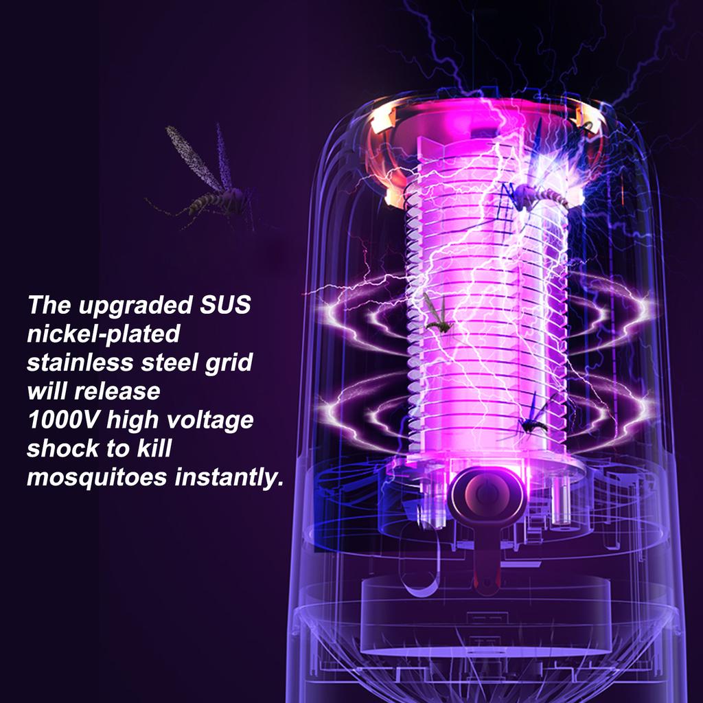 Электрическая лампа от комаров, бытовая лампа от комаров, портативная лампа-ловушка от комаров, лампа для уничтожения комаров