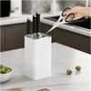 Kitchen Knife Block, Universal Plastic Knife Storage Holder for Kitchen Utensils