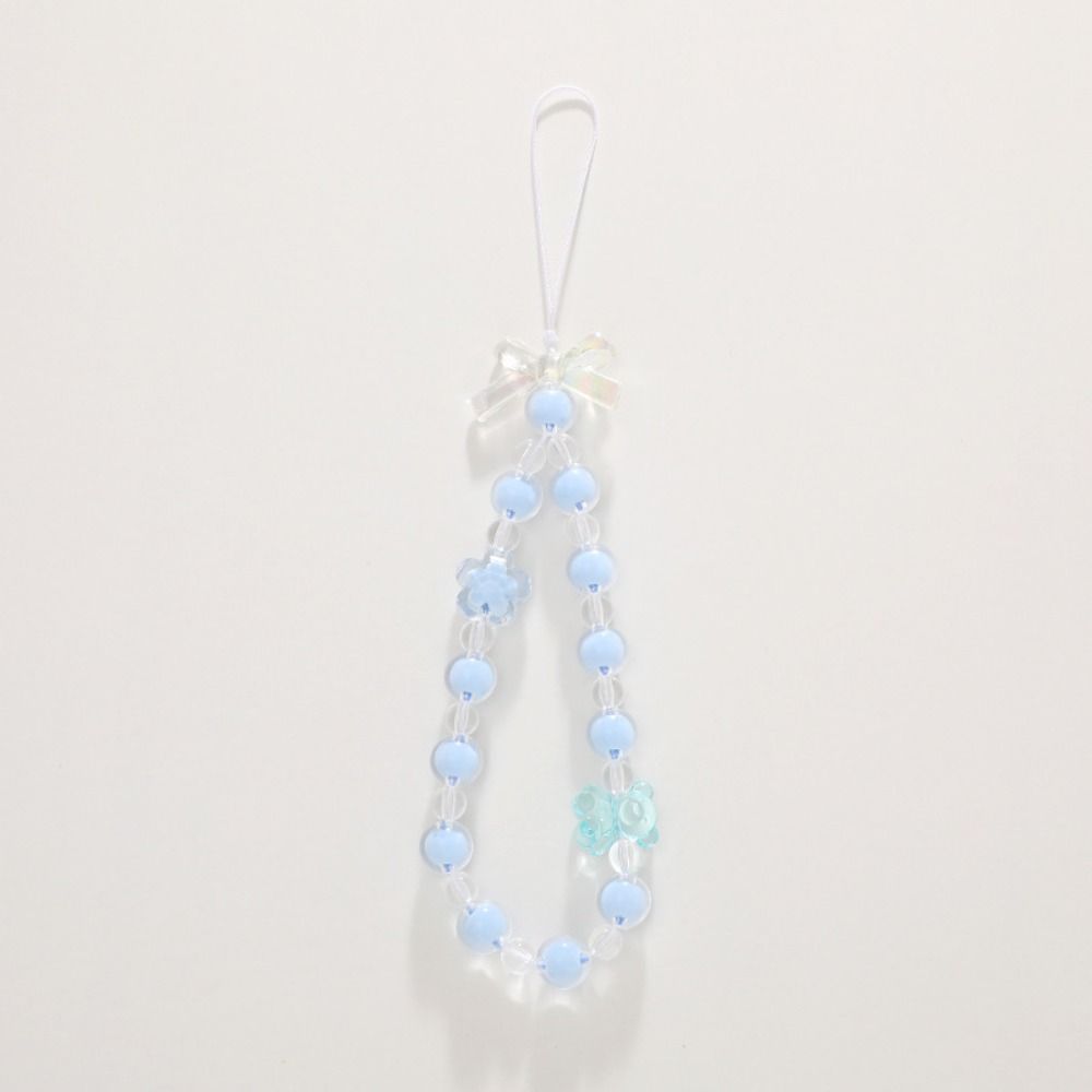 Bow Knot Cellphone Pendant Candy Colored Phone Chain New Phone Case Wrist Ring Women