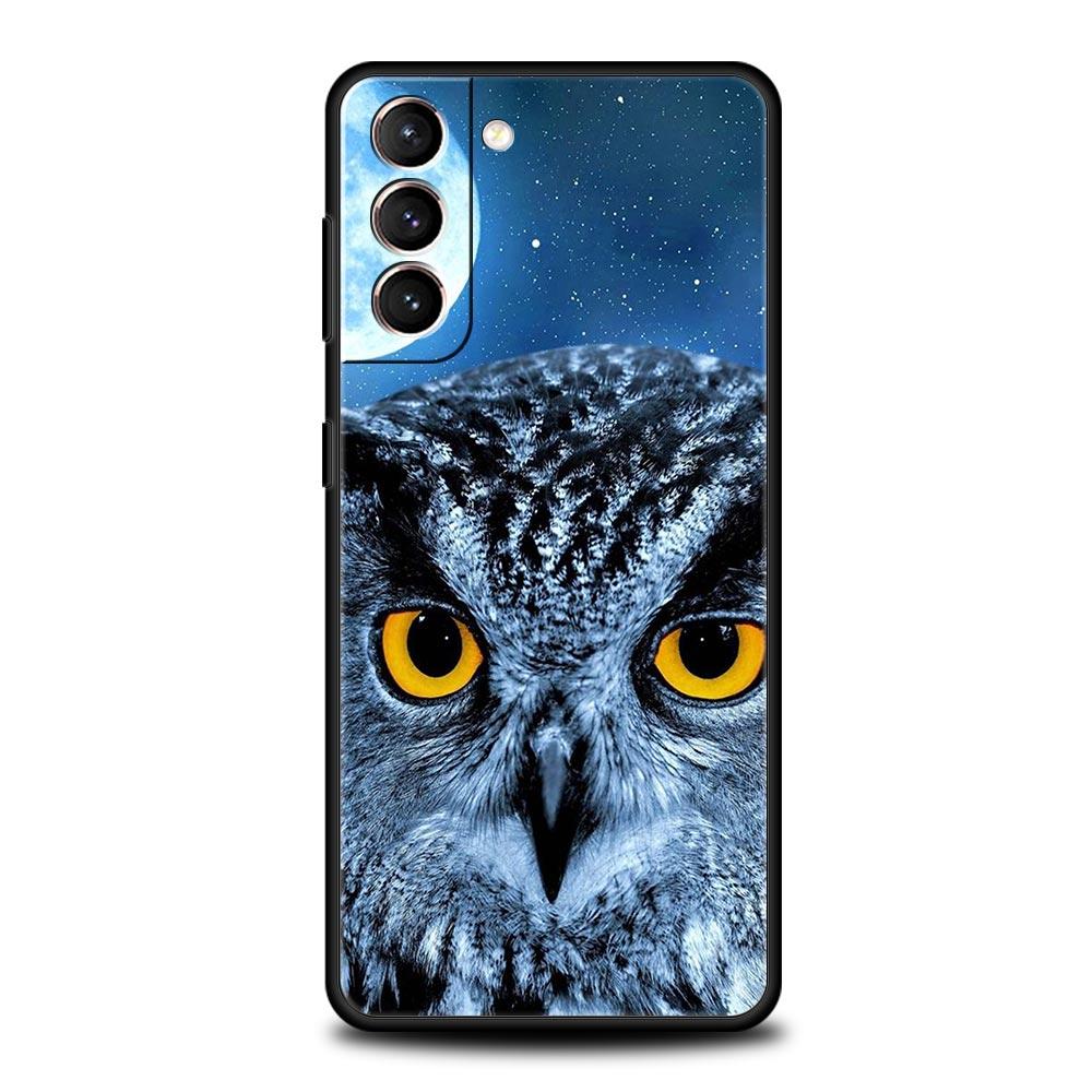 Подарки для девочек Милый чехол-сова для Samsung Galaxy S23 S22 Ultra S20 S21 FE 5G S10 S9 Plus S10E S8 S7 Edge Мягкий чехол с узором