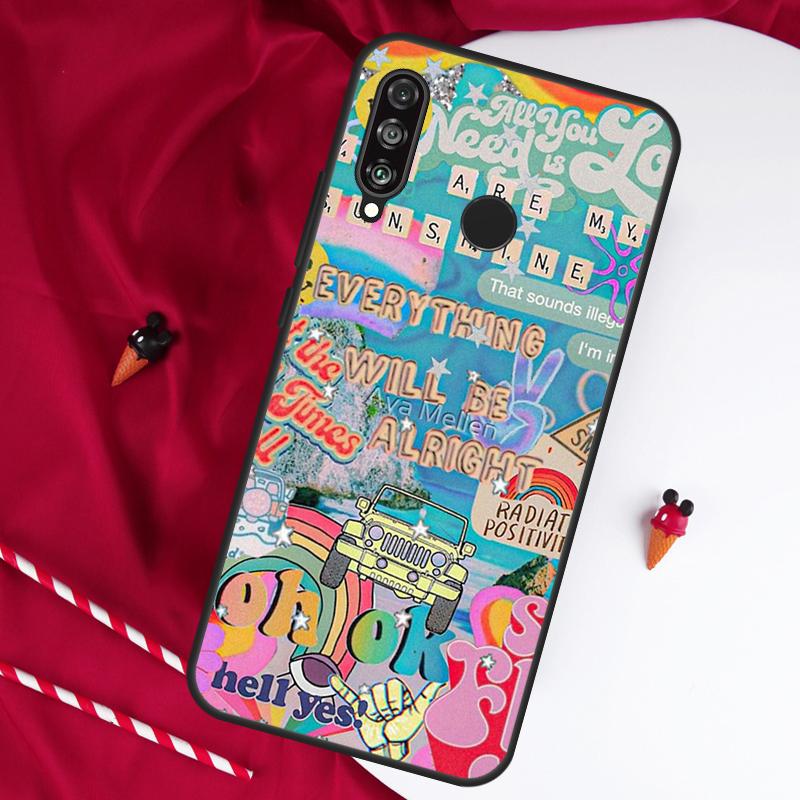 Летний эстетичный коллаж для чехла Huawei Nova 5T 9 10 SE 7i 8i 11i 12i Y73 Y90 Y70 Y72 Y61 Y91 Y60 P20 P40 P30 Lite